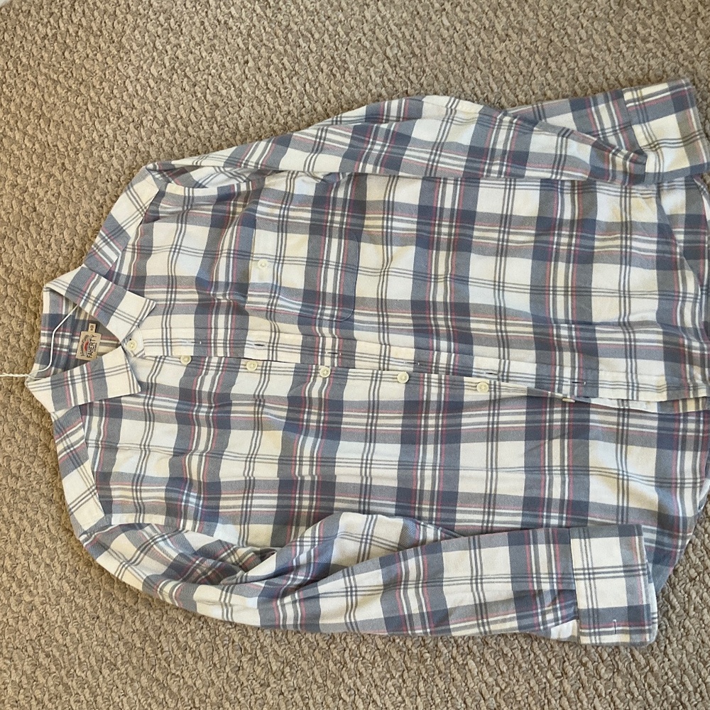 Men’s Faherty stretch sea view flannel medium